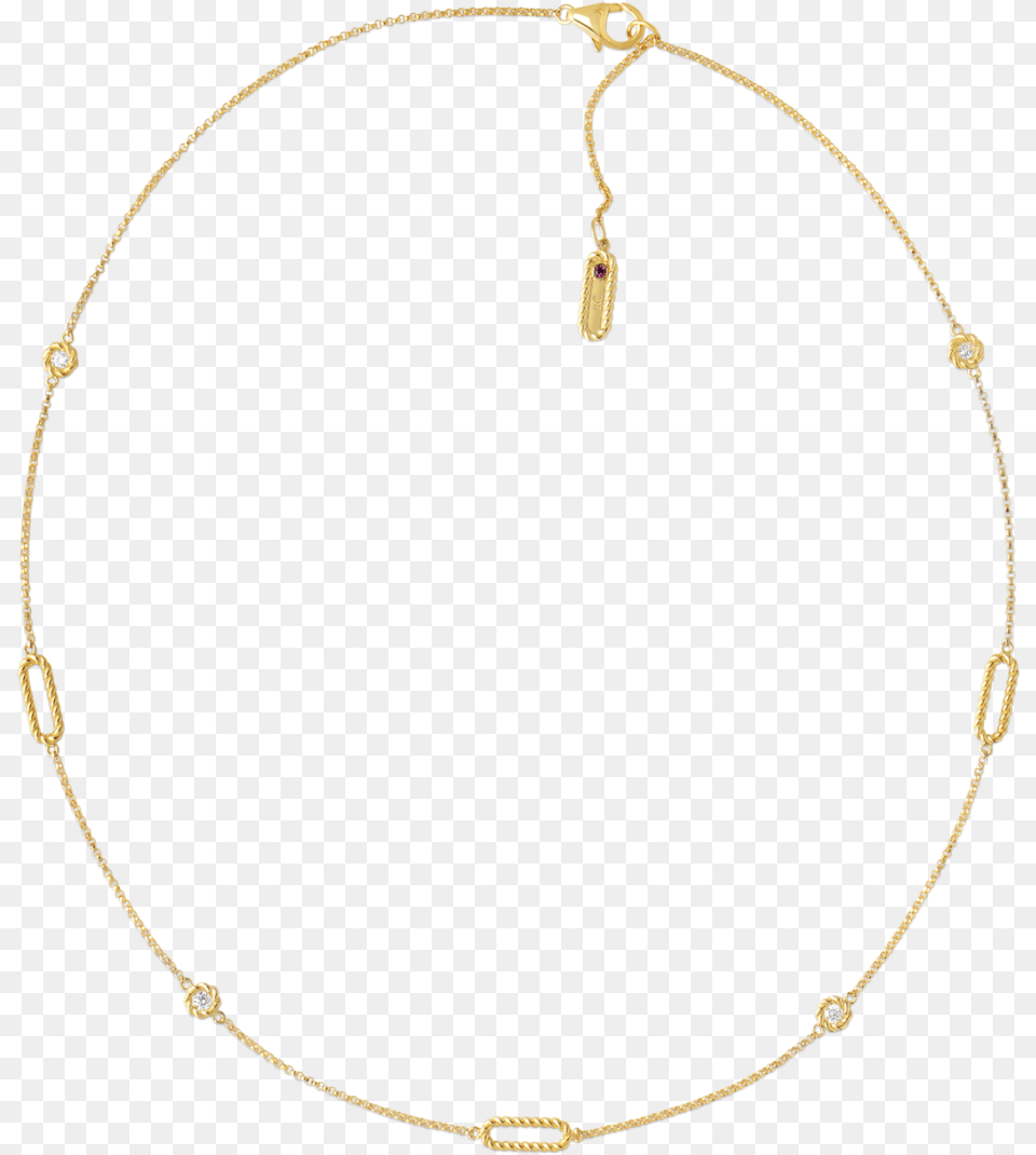 Roberto Coin 18kt Gold Necklace With Alternating Diamond, Accessories, Bracelet, Jewelry, Hoop Png Image