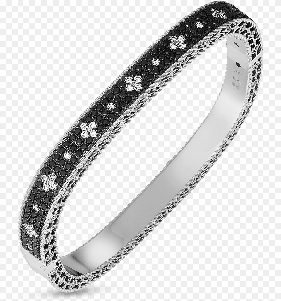 Roberto Coin Black Diamond Bracelet, Accessories, Jewelry, Platinum, Gemstone Png Image