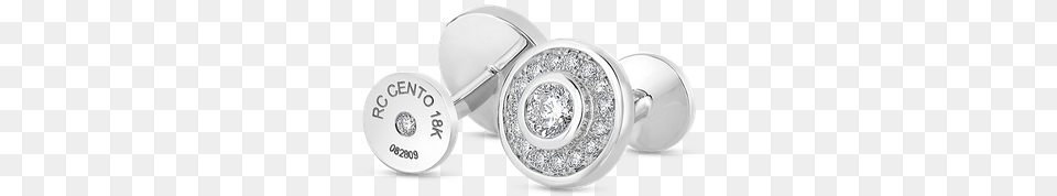Roberto Coin Cuff Links With Diamonds Earrings, Accessories, Diamond, Earring, Gemstone Png Image