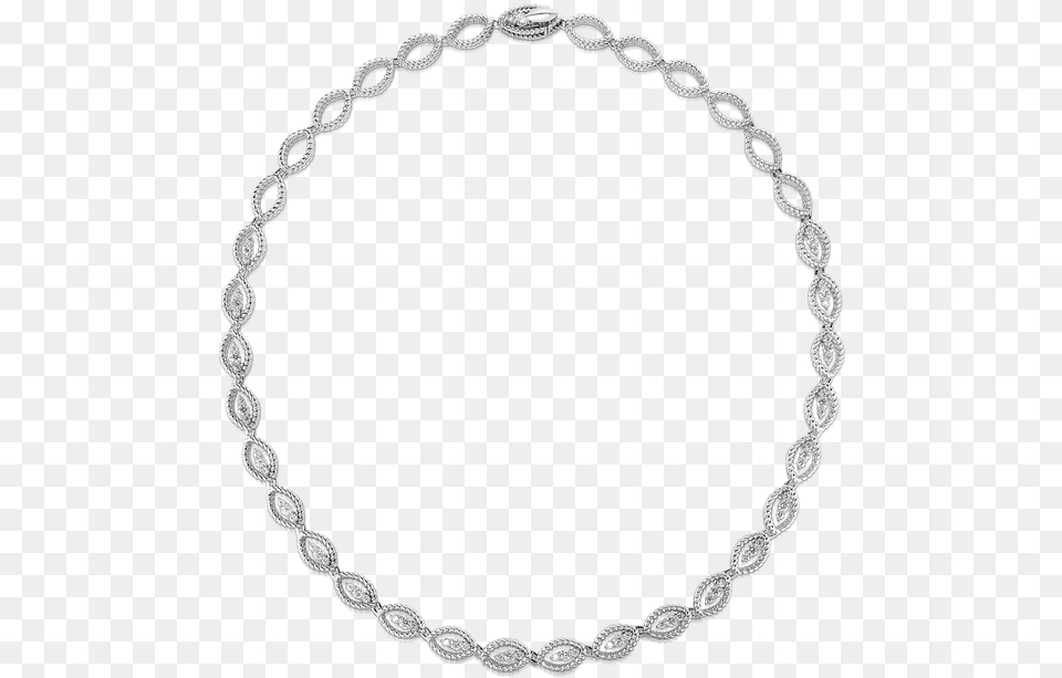 Roberto Coin Diamond Necklace Small Chain Circle Vector, Accessories, Bracelet, Jewelry Free Png Download