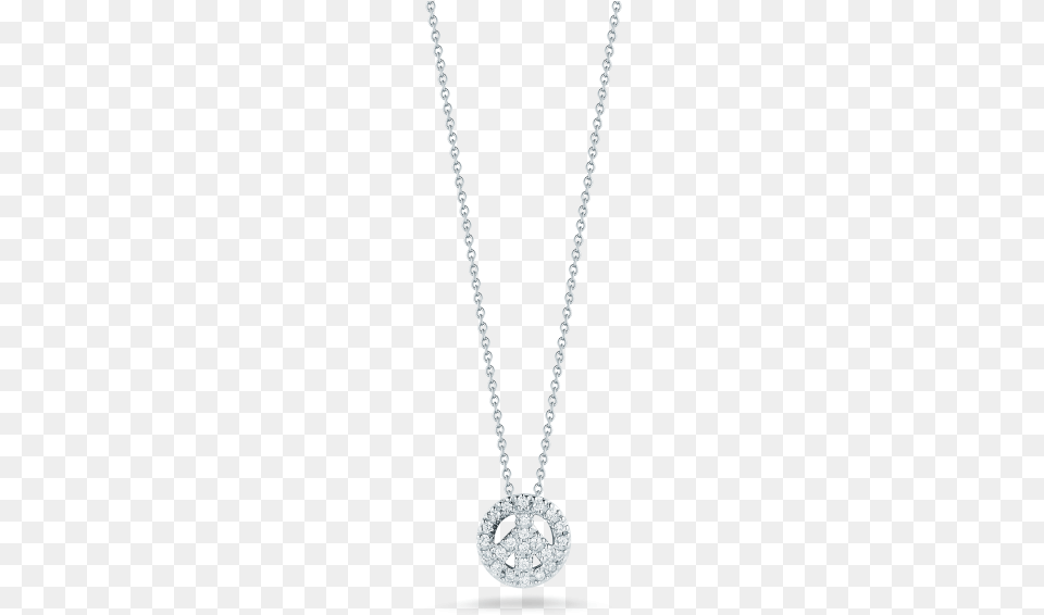 Roberto Coin Diamond Peace Pendant Collane Con Ancora Da Uomo, Accessories, Gemstone, Jewelry, Necklace Free Png