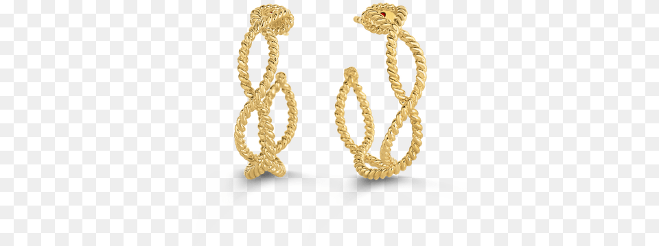 Roberto Coin Hoop Earrings Earrings, Accessories, Earring, Jewelry, Gold Free Png