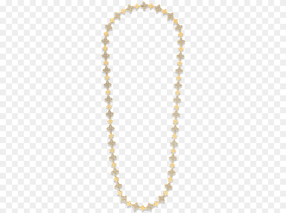 Roberto Coin Link Chain With Diamonds Necklace, Accessories, Jewelry Png