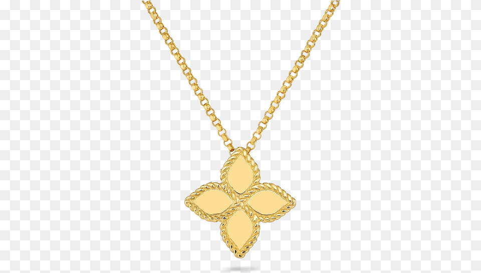 Roberto Coin Medium Princess Flower Pendant Necklace Locket, Accessories, Jewelry, Diamond, Gemstone Png