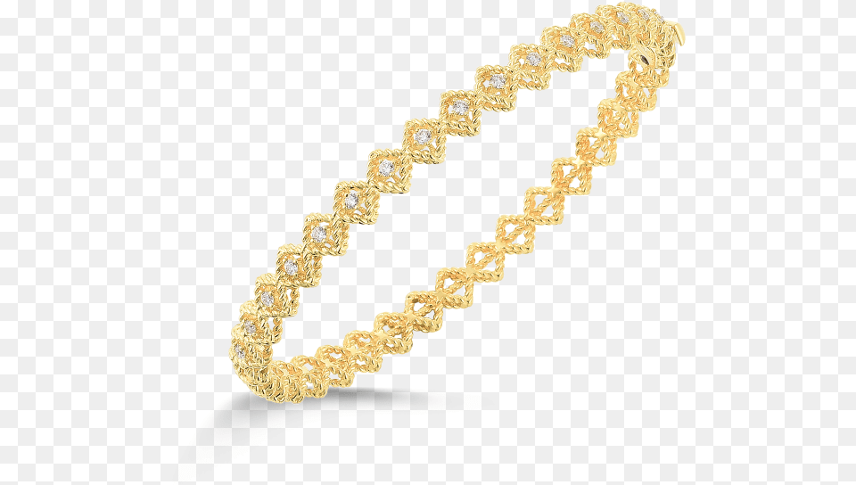 Roberto Coin New Barocco Single Row 18k Yellow Gold Bracelet, Accessories, Jewelry, Ornament, Necklace Png