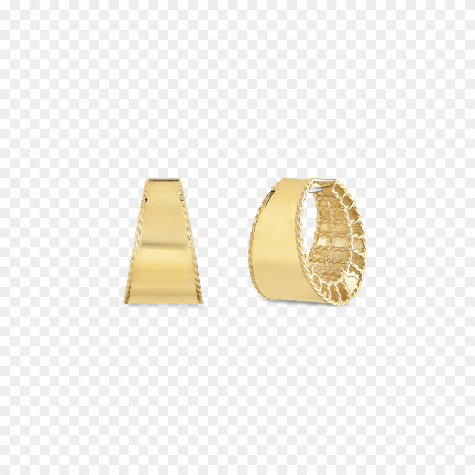Roberto Coin Tapered Hoops, Accessories, Diamond, Earring, Gemstone Png