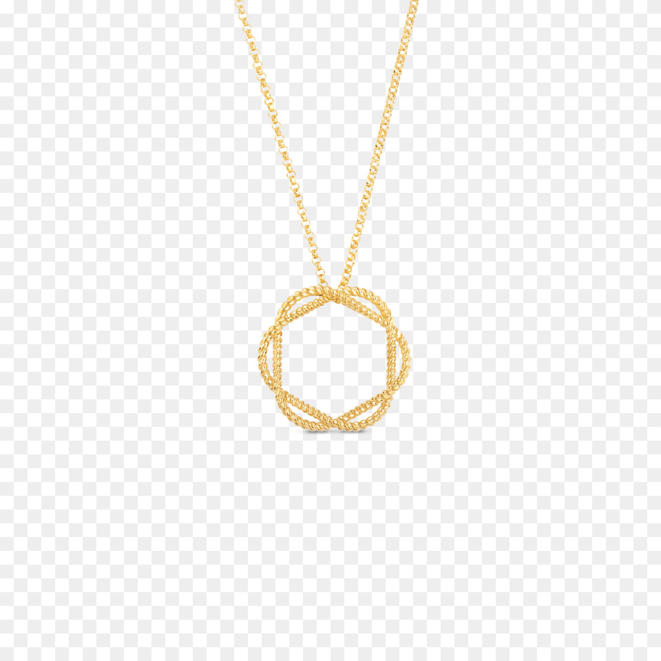 Roberto Coins Italian Gold Circle Pendant In New Barocco, Accessories, Jewelry, Necklace, Diamond Free Png