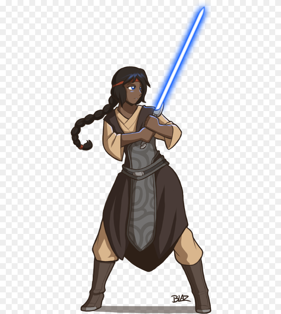 Robes Drawing Jedi Knight Jedi, People, Weapon, Sword, Person Png Image