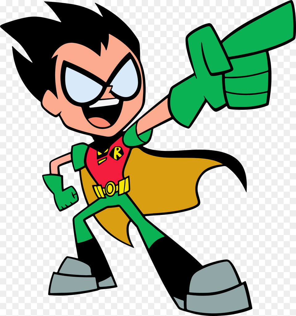 Robin, Person, Cartoon, Face, Head Free Transparent Png