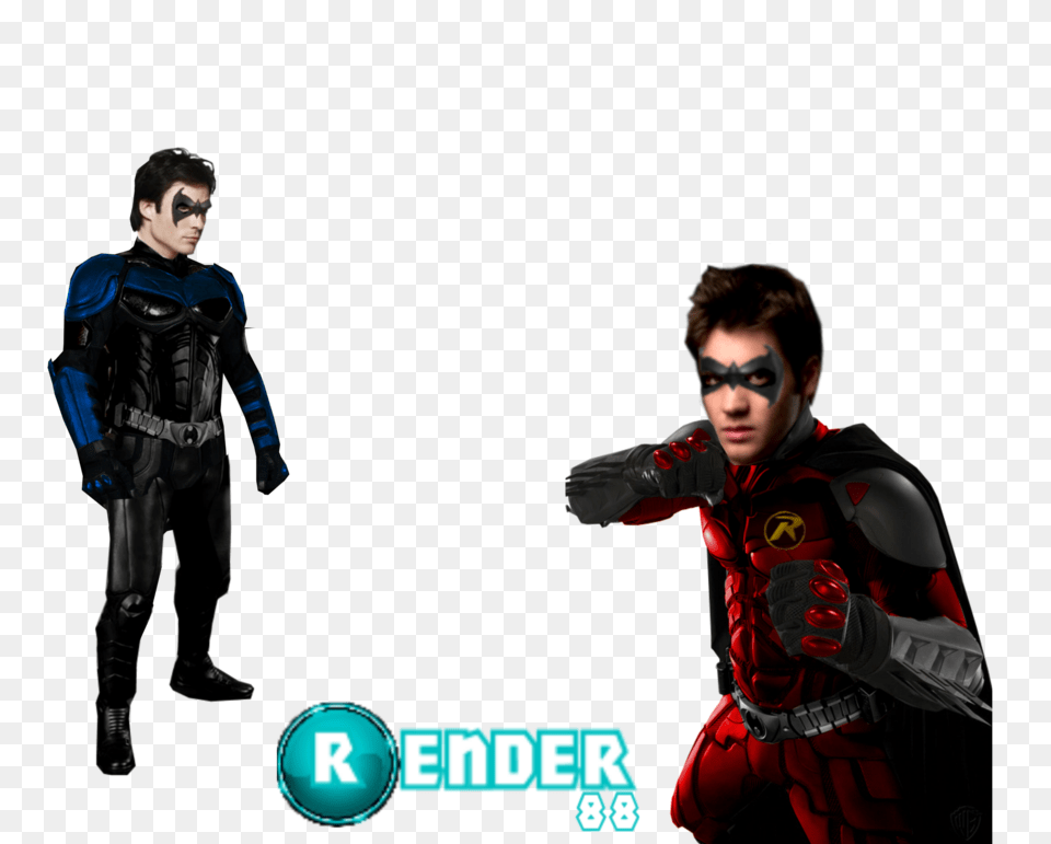 Robin And Nightwing, Adult, Male, Man, Person Png Image