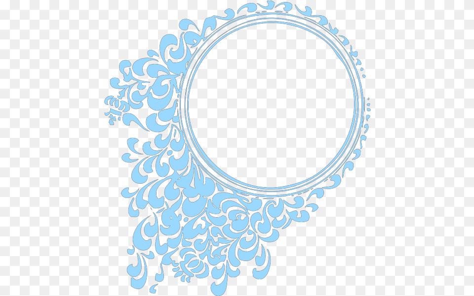 Robin Blue Circle Frame Svg Clip Art For Web Download Meri Aashiqui Tum Se Hi Written, Graphics, Oval, Pattern, Floral Design Png