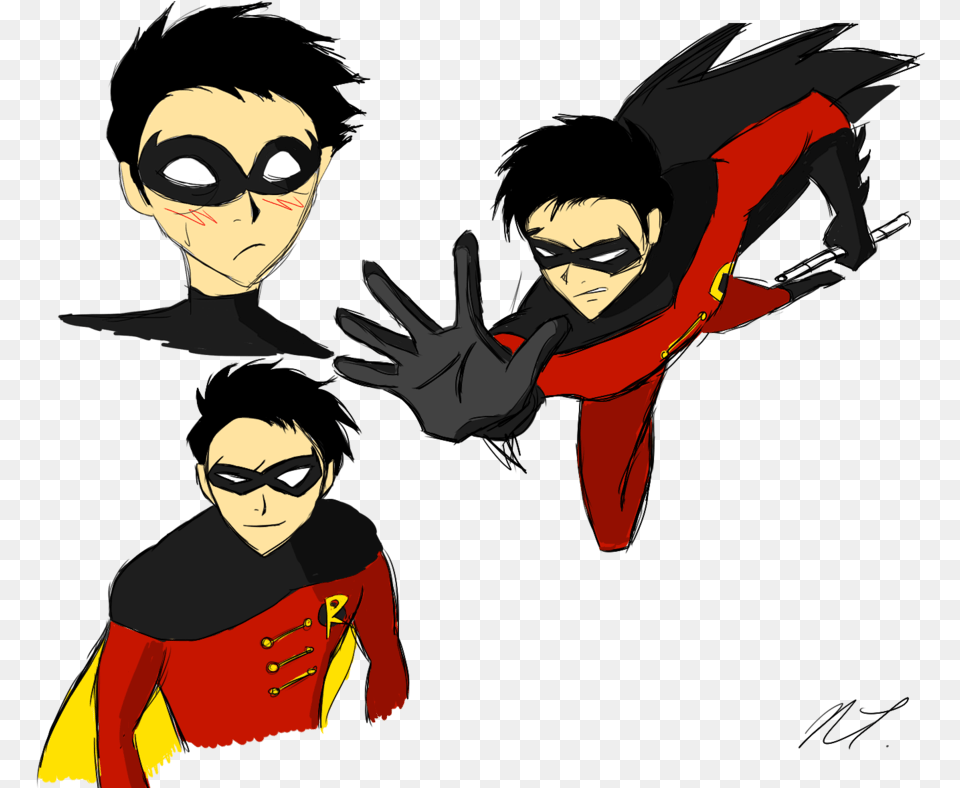 Robin Drawing Cartoon Robin Comic White Background, Adult, Female, Person, Woman Free Transparent Png
