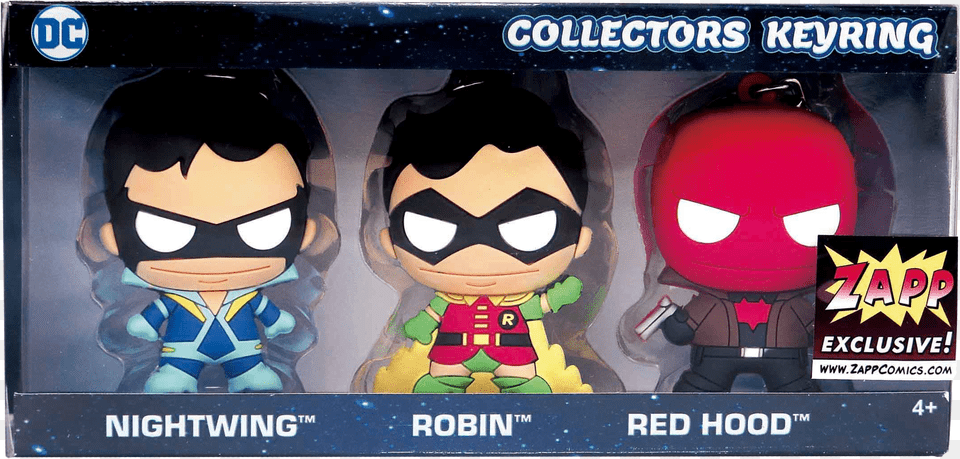 Robin Family Keyring Nightwing Robin Red Hood Keyring, Baby, Person, Face, Head Free Png Download