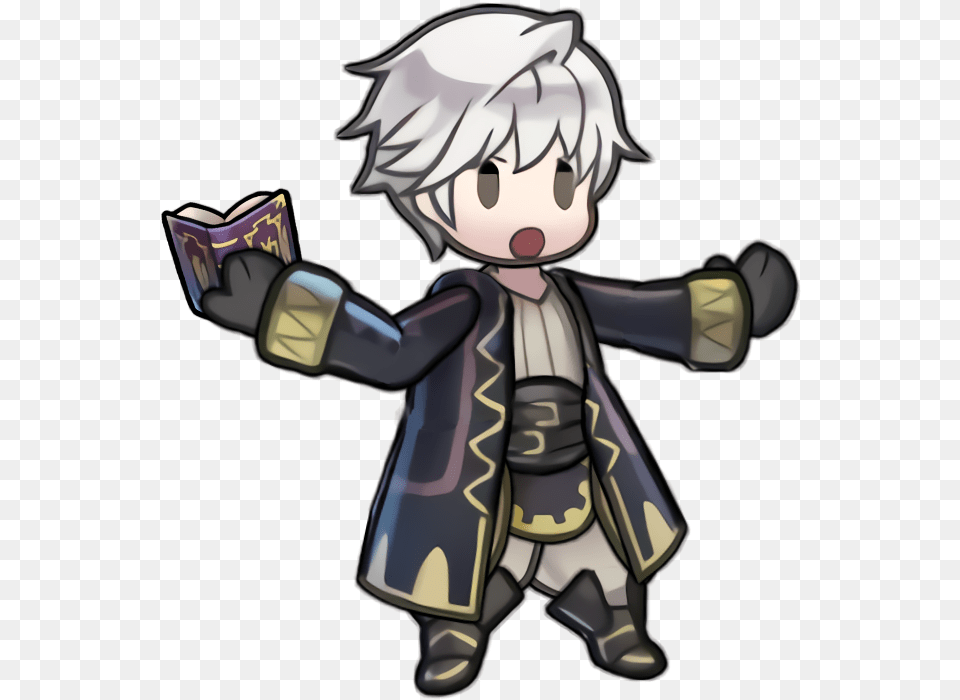 Robin Fire Emblem Heroes Sprite Clipart Download Fire Emblem Heroes Sprite, Book, Comics, Publication, Baby Png Image