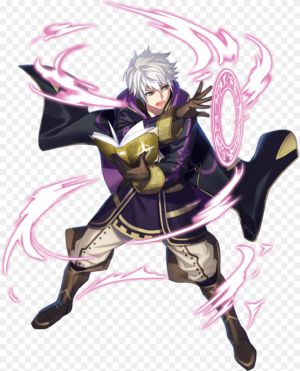 Robin Fire Emblem Heroes With Male Robin Fire Emblem Heroes, Book, Comics, Publication, Person Free Transparent Png