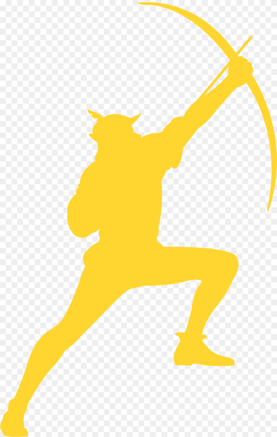 Robin Hood Silhouette, Person, Sword, Weapon Free Png