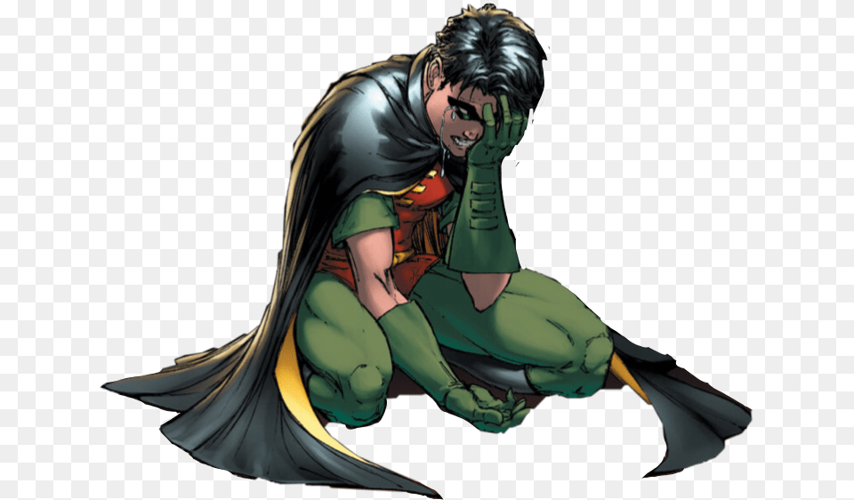 Robin Timdrake Batman Identity Crisis Comic Dc Superhero, Book, Comics, Publication, Adult Free Png