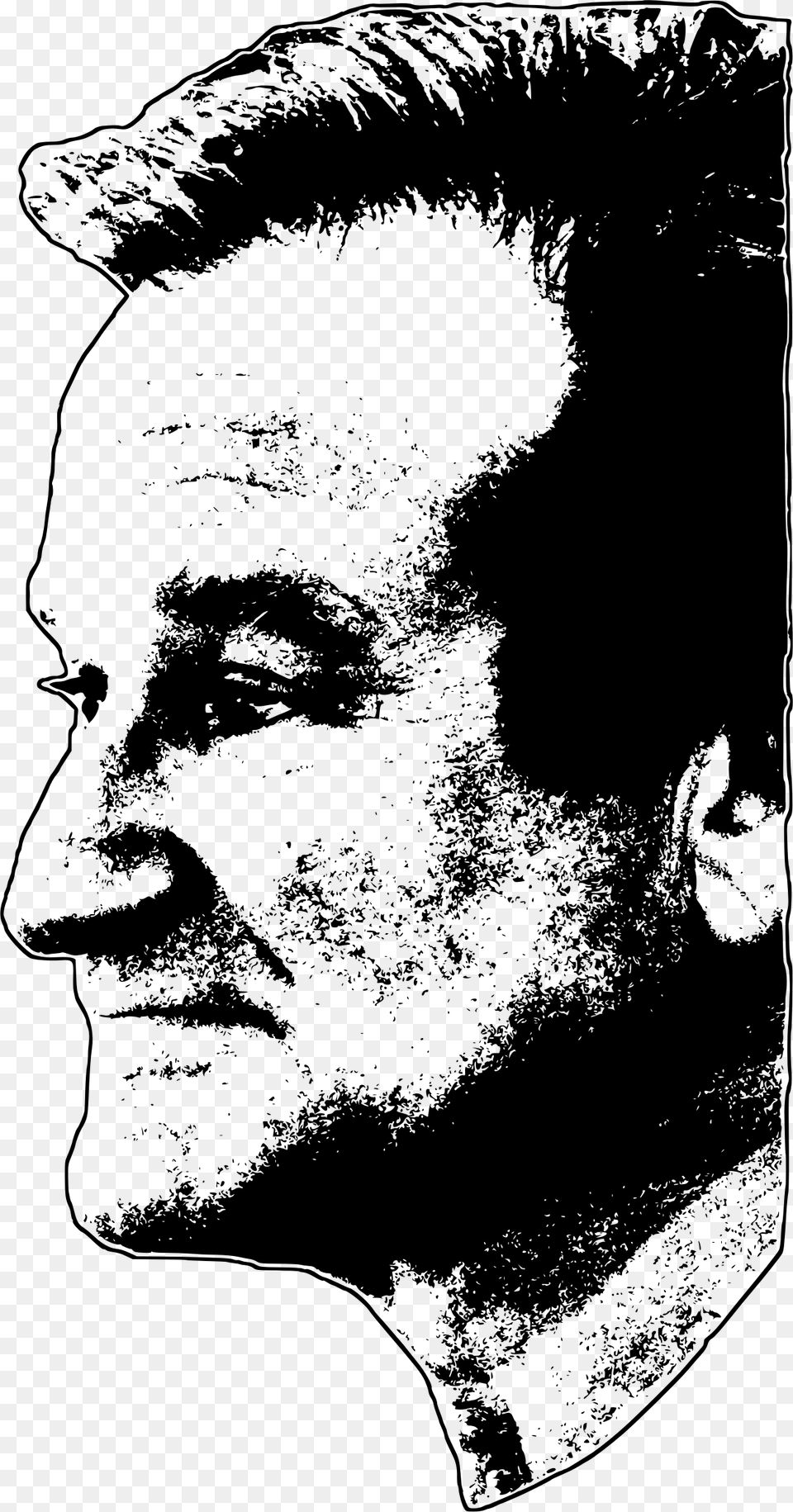 Robin Williams Clip Art Vintage Art, Gray Png