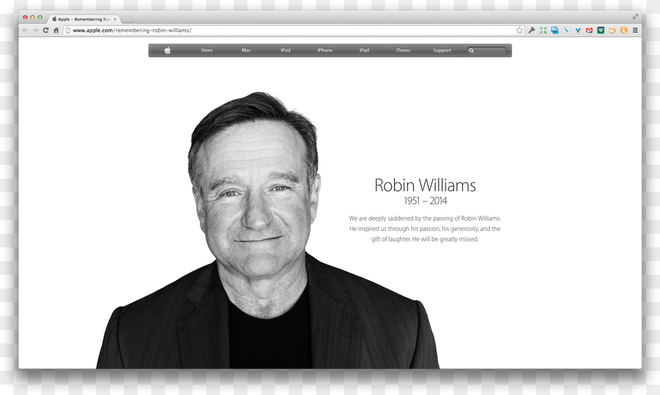 Robin Williams On Suicide, Adult, Portrait, Photography, Person Png Image