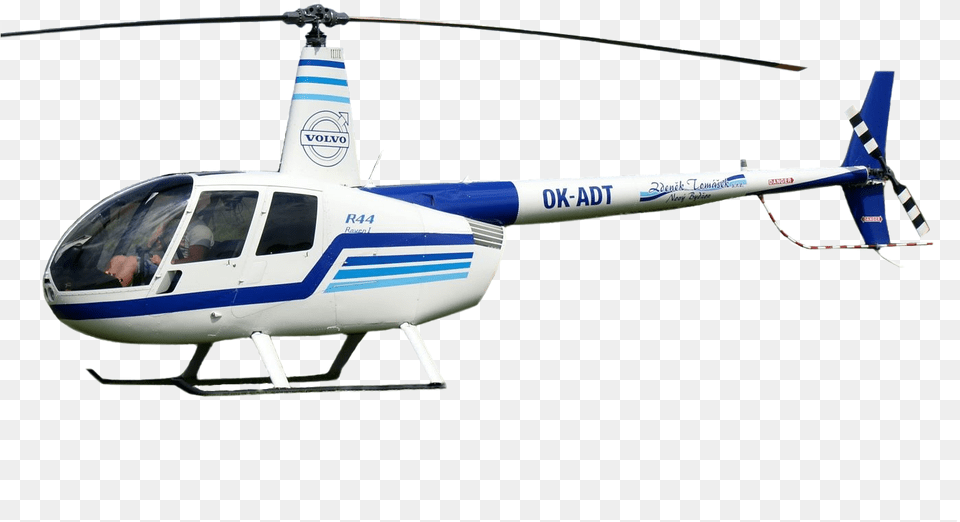 Robinson Adt Helicopter Robinson R44, Aircraft, Transportation, Vehicle, Adult Free Png