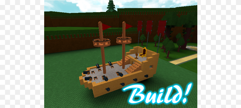 Roblox Build A Boat For Treasure, Play Area, Outdoor Play Area, Outdoors, Grass Png Image
