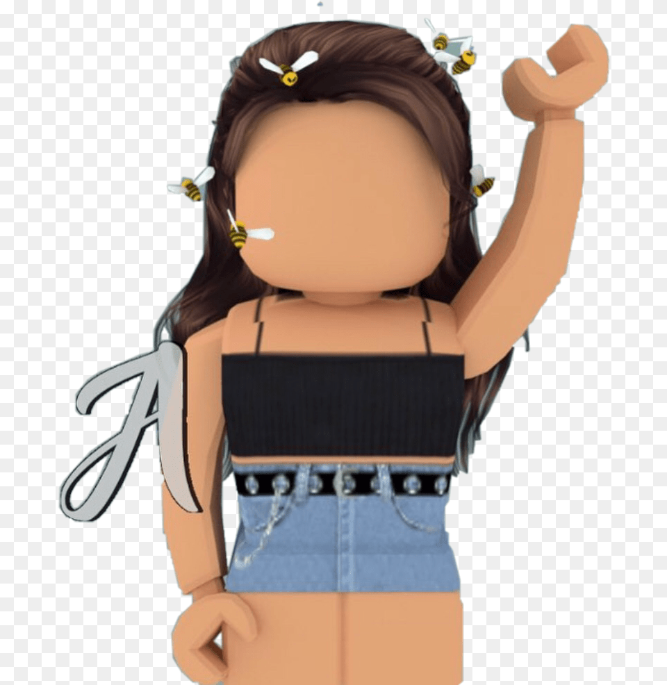 Roblox Character Hai Sticker By Keylivillicana25 Midriff, Doll, Toy, Baby, Person Png