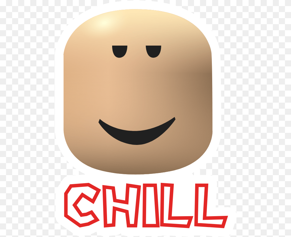 Roblox Chill Face Sticker Roblox Chill Face Head, Plush, Toy Free Transparent Png