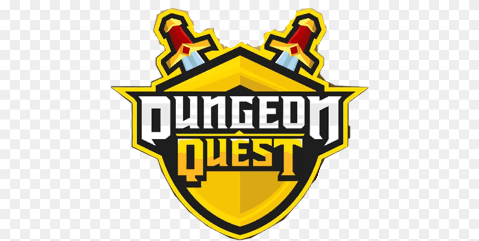 Roblox Dungeonquest Freetoedit Sticker By Yeet Skeet Dungeon Quest Logo Roblox, Badge, Symbol, Dynamite, Weapon Free Png