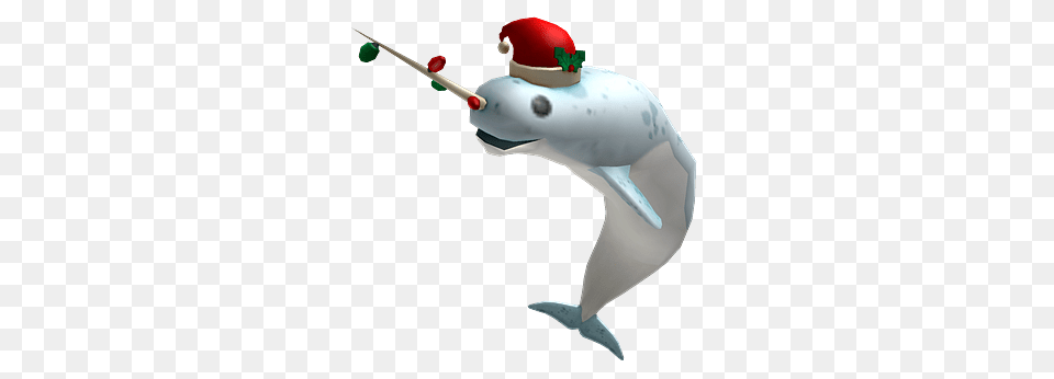 Roblox Festive Narwhal, Animal, Mammal, Sea Life, Nature Free Transparent Png