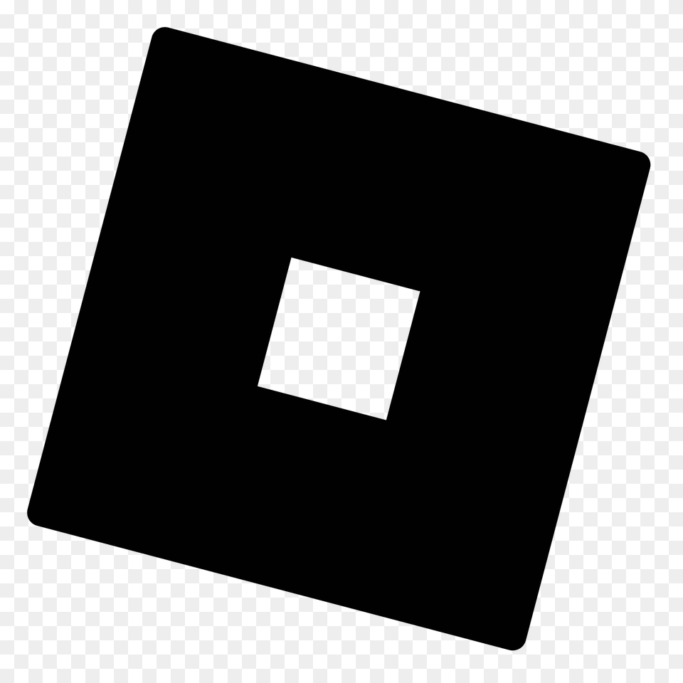 Roblox Filled Icon, Gray Png