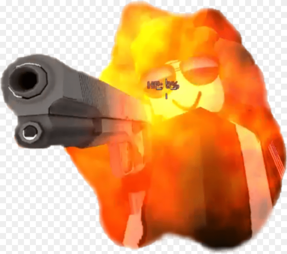 Roblox Fire Gun Arma Luanzinh007 Frannies2 Robloxboy Revolver, Firearm, Handgun, Weapon, Person Png Image