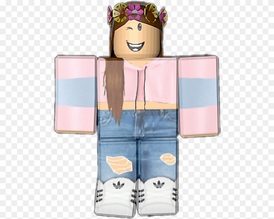 Roblox Gfx Transparent Background Roblox Girl, Face, Head, Person, Toy Png