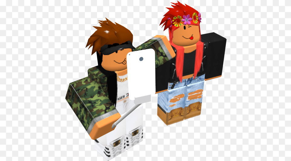 Roblox Gfx Transparent Characters, Person, Box, Face, Head Png Image