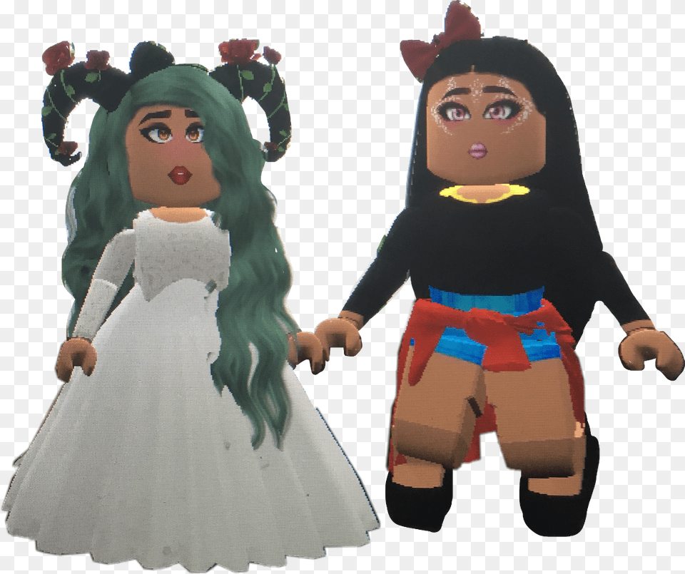 Roblox Girl Grils Robloxgirls Idk Freetoedit 2 Girls Roblox Characters, Baby, Person, Doll, Toy Free Transparent Png