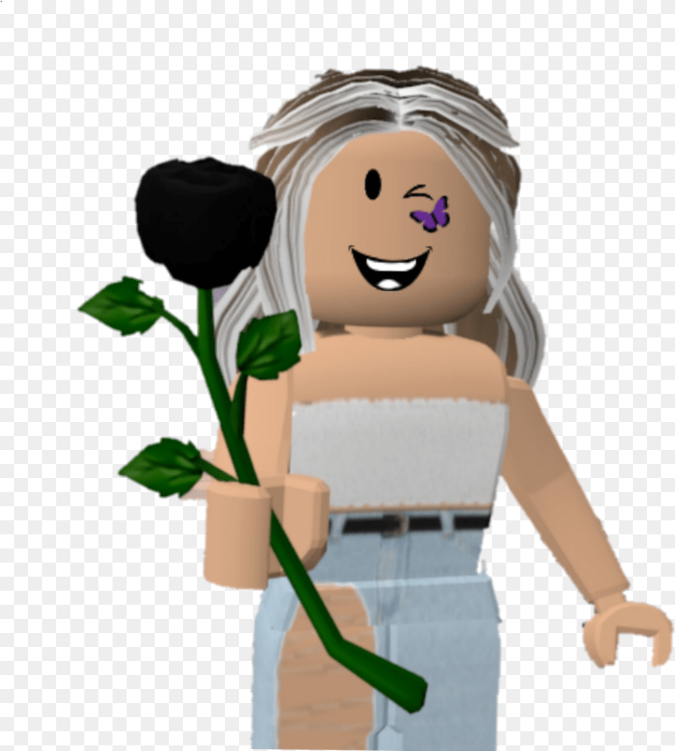Roblox Girl Picsart, Baby, Flower, Person, Plant Png