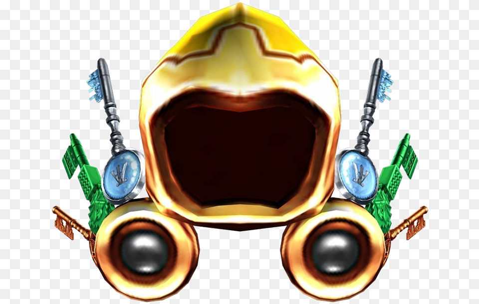 Roblox Golden Dominus Ready Player One, Helmet, Smoke Pipe, Accessories, Jewelry Free Png