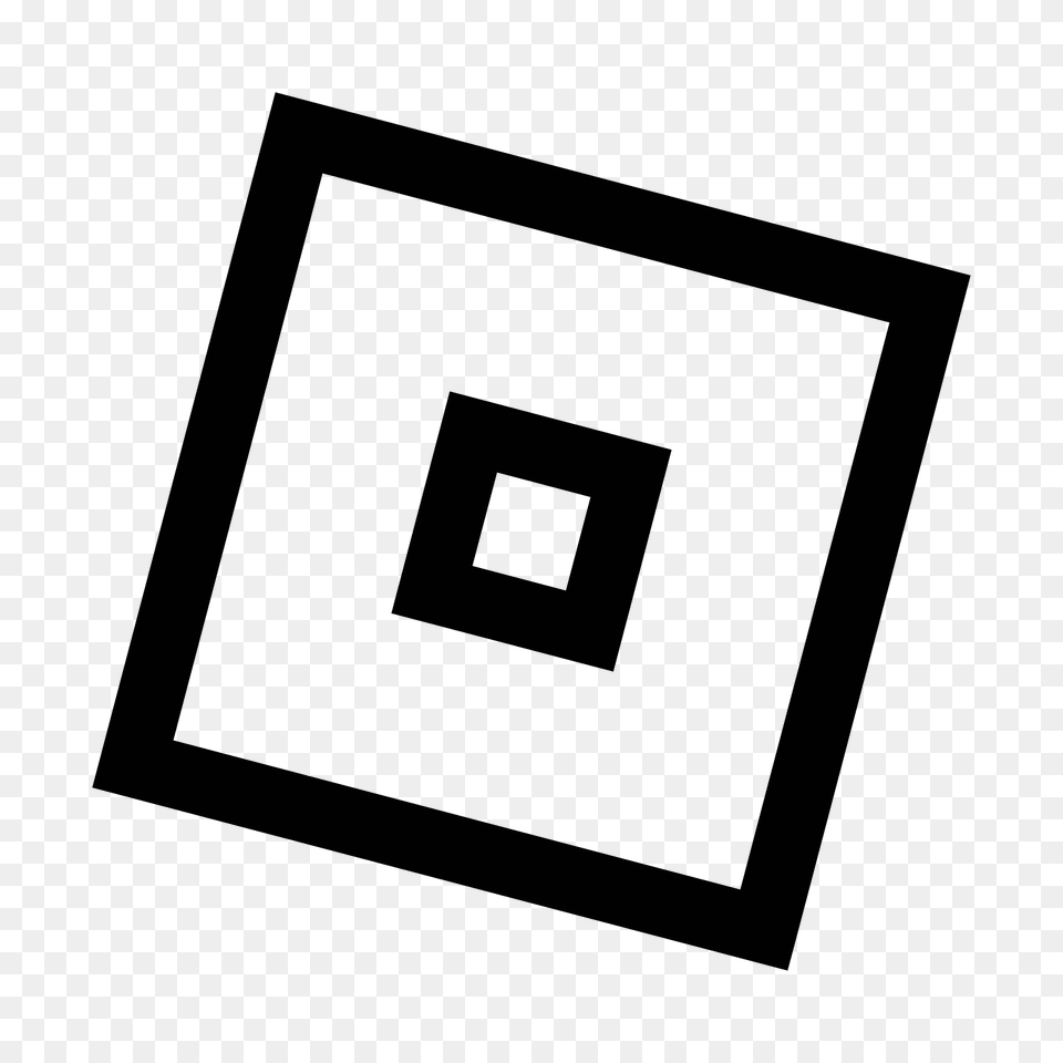 Roblox Icon, Gray Png
