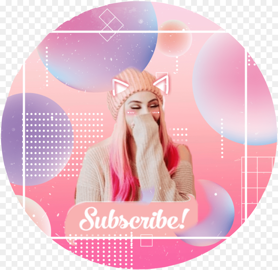 Roblox Leahashe Subscribe Youtuber Pink Edit, Adult, Female, Person, Woman Free Transparent Png