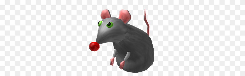 Roblox Mouse With Red Nose, Animal, Mammal Free Png