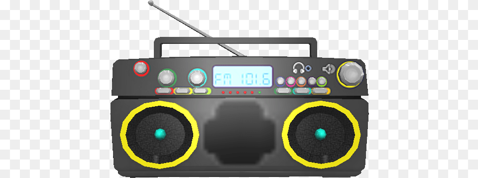 Roblox Neon 80s Boombox, Electronics, Radio Free Transparent Png