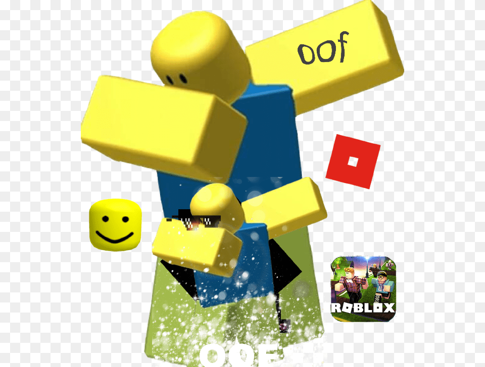 Roblox Noob Oof Robloxian Dabbing, Person Png
