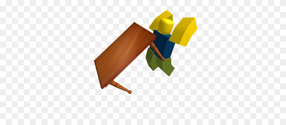 Roblox Noob Transparent Buxgg Fake Rage Table Roblox, Plywood, Wood, Furniture, Cleaning Free Png