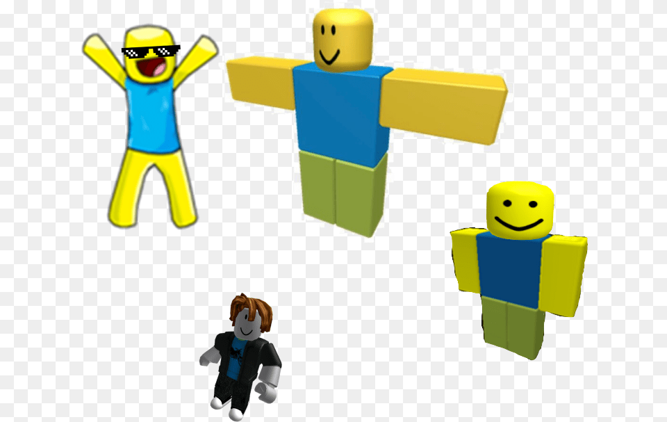 Roblox Noobs Cartoon, Toy, Person, Face, Head Free Png Download