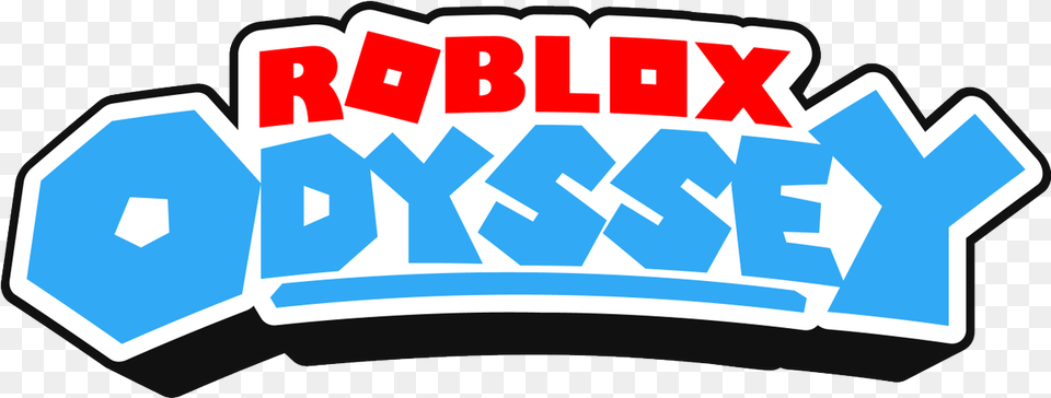 Roblox Odyssey Super Roblox Odyssey Logo, First Aid, Sticker, Text Png