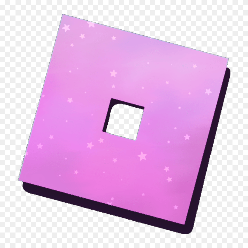 Roblox Pink Logo Galaxy Sticker Pink Roblox Logo, Purple, Business Card, Paper, Text Png Image