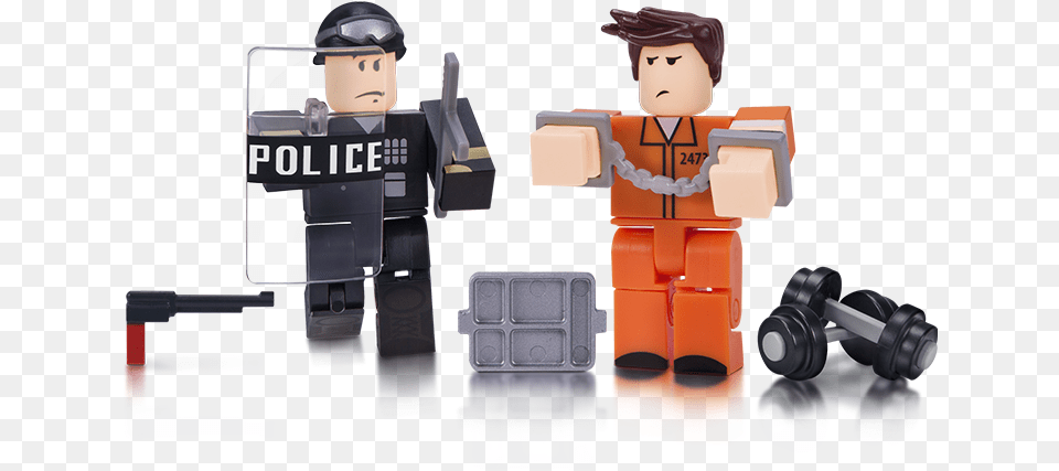 Roblox Prison Life Toy, Person, Robot, Face, Head Free Png