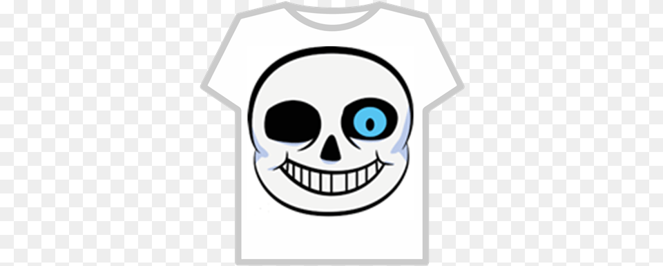 Roblox Sans Shirt Robux Obbycom Roblox T Shirt, Clothing, T-shirt, Face, Head Png