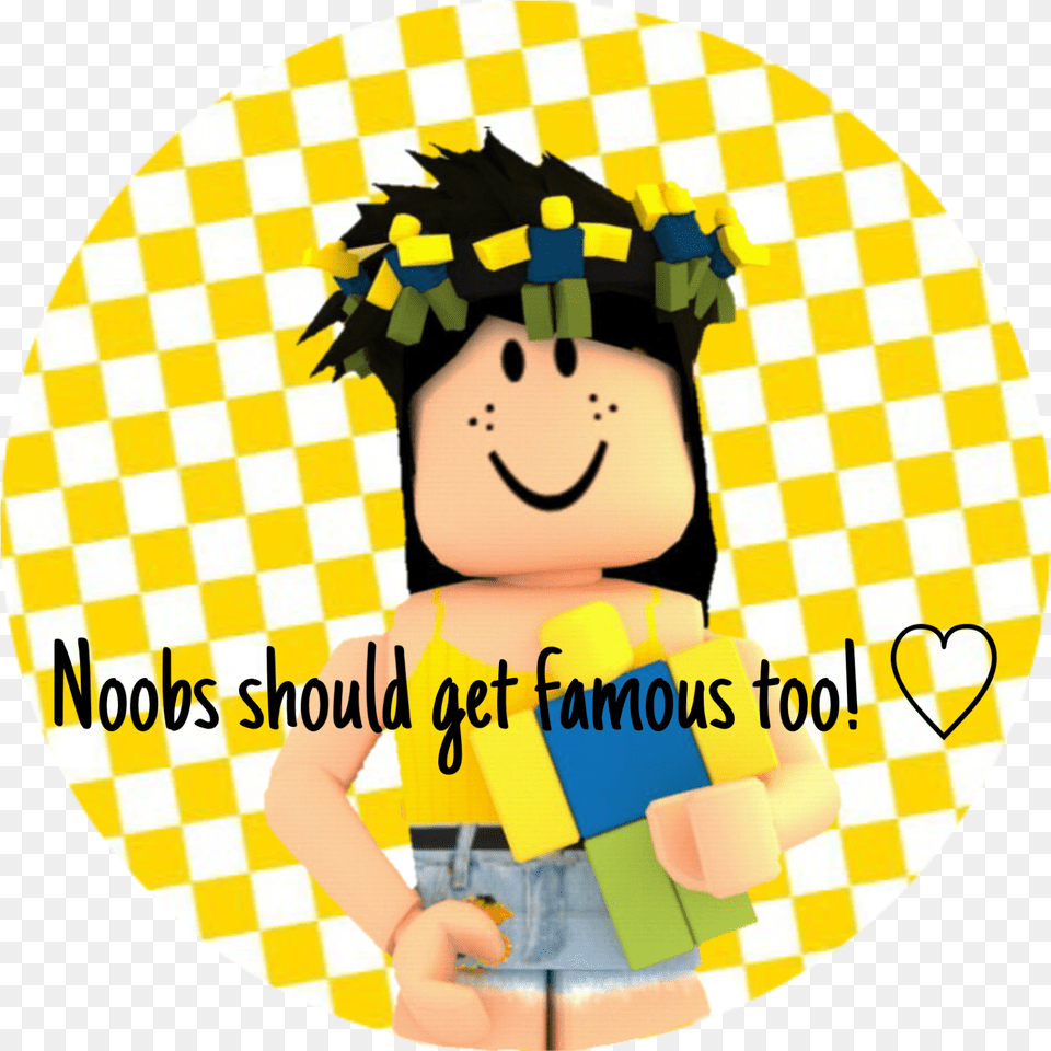 Robloxnoob Sticker By Noobs Should Get Famous Too Roblox, Photography, Baby, Person, Face Png Image