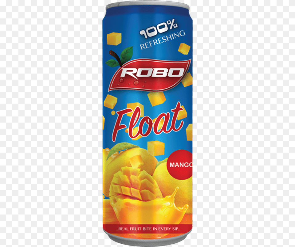 Robo Float Mango, Can, Tin, Beverage, Juice Free Png