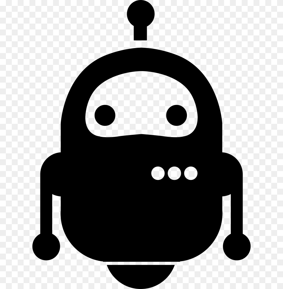 Robo To Logo Robots Icon, Stencil, Ammunition, Grenade, Weapon Free Png Download
